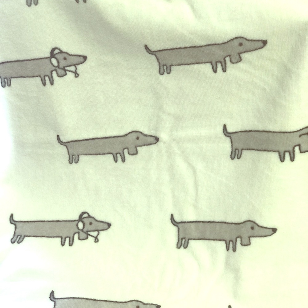 Dachshund hand towels set of 2